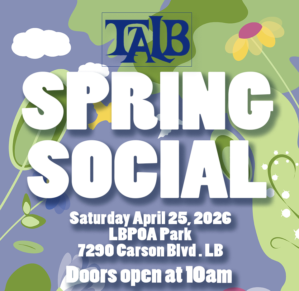 Apr 25 @10am TALB Spring Social Event