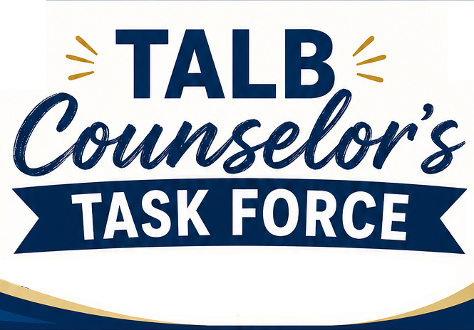 Sept 28 @ 5:00pm TALB Counselor's Task Force Meet & Greet